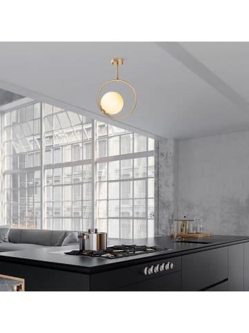 Opviq Lampa sufitowa w kolorze złoto-białym - 26 x 39 cm