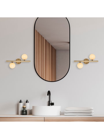 Opviq Lampa ścienna w kolorze złotym - 26 x 40 cm