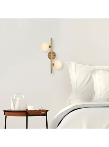 Opviq Wandleuchte in Gold - (B)26 x (H)40 cm