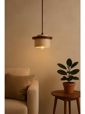 Opviq Hanglamp beige/bruin - (H)150 x Ø 12 cm