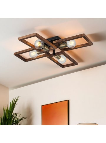 Opviq Lampa sufitowa w kolorze brązowo-czarnym - 70 x 11 cm