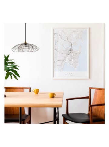 Opviq Hanglamp "Farac" goudkleurig - Ø 50 cm