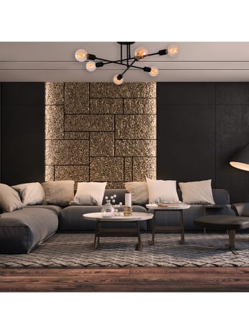 Opviq Plafonnière zwart - (L)64 x (B)64 x (H)30 cm