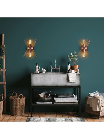 Opviq Lampa ścienna w kolorze złotym - 23 x 33 cm