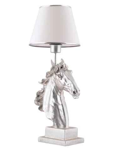 Opviq Lampa stołowa w kolorze srebrno-białym - wys. 60 x Ø 27 cm