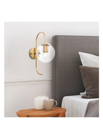 Opviq Lampa ścienna w kolorze złotym - 15 x 36 cm