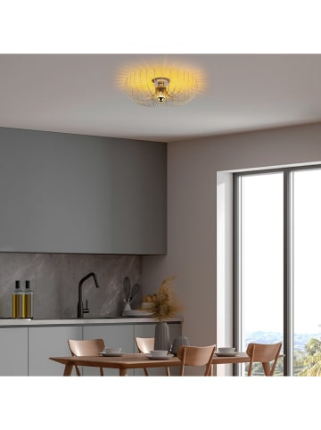 Opviq Plafonnière "Karsortel" goudkleurig - Ø 56 cm