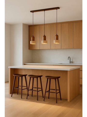 Opviq Hanglamp beige/bruin - (B)60 x (H)154 cm