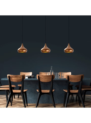 Opviq Hängeleuchte in Gold - (H)128 x Ø 26 cm