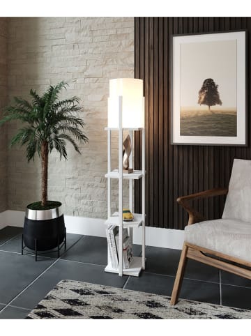 Opviq Lampa stojąca w kolorze białym - 21 x 135 x 21 cm