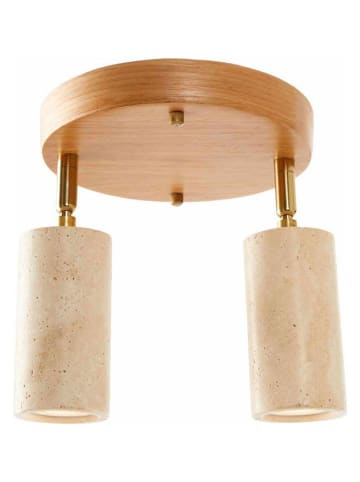 Opviq Lampa sufitowa w kolorze beżowo-jasnobrązowym - Ø 20 cm