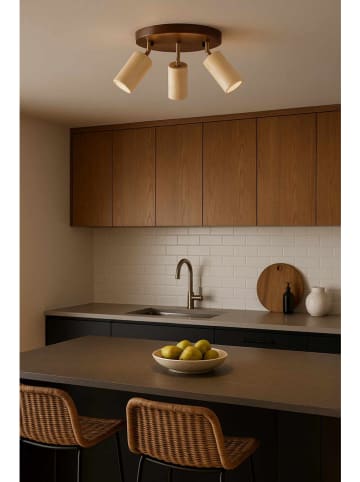 Opviq Lampa sufitowa w kolorze beżowo-brązowym - Ø 30 cm