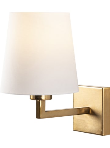 Opviq Wandleuchte "Profil" in Gold/ Weiß - (B)18 x (H)30 cm