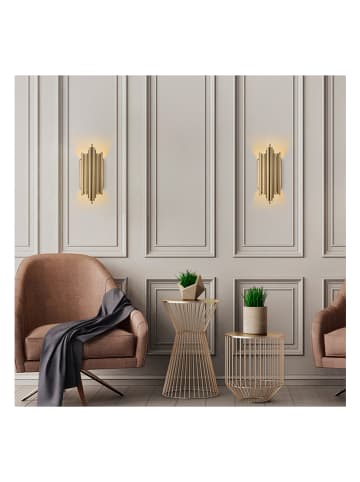 Opviq Lampa ścienna w kolorze złotym - 22 x 50 cm