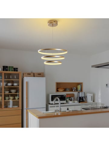 Opviq Ledhanglamp goudkleurig - (H)80 x Ø 50 cm
