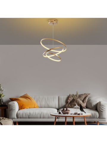 Opviq Ledhanglamp goudkleurig - (H)80 x Ø 50 cm