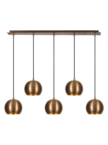 Opviq Hängeleuchte "Sivani" in Braun/ Gold - (B)85 x (T)15 cm