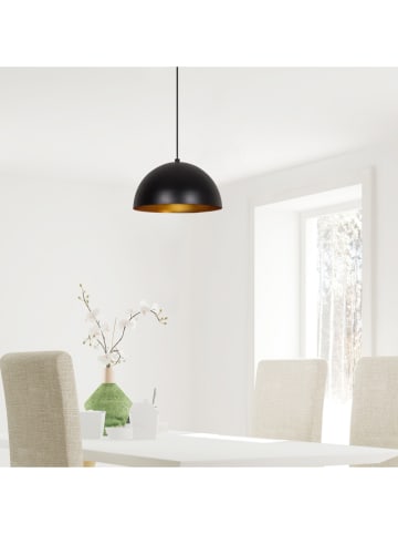 Opviq Hanglamp "Sivani" zwart/goudkleurig - Ø 30 cm