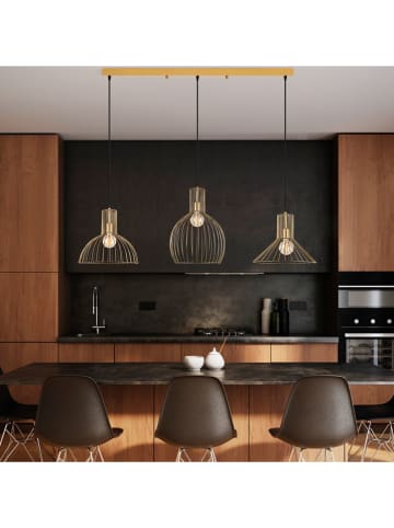 Opviq Hängeleuchte in Gold - (B)148 x (H)124 cm