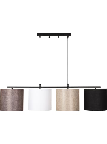 Opviq Hanglamp "Valiz" zwart/wit/beige - (B)110 x (D)25 cm