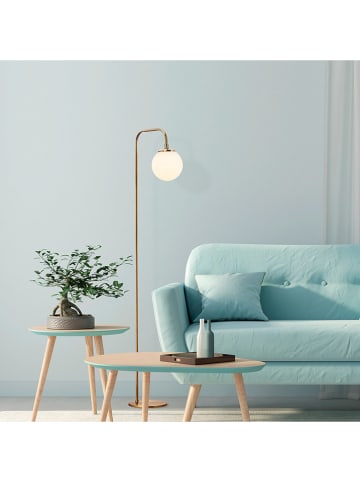 ABERTO DESIGN Lampa stojąca w kolorze złotym - wys. 146 x Ø 27 cm