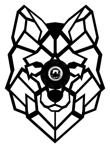 Opviq Wandleuchte in Schwarz - (B)40 x (H)54 cm