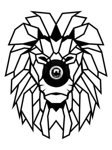 Opviq Lampa ścienna w kolorze czarnym - 39 x 49 cm