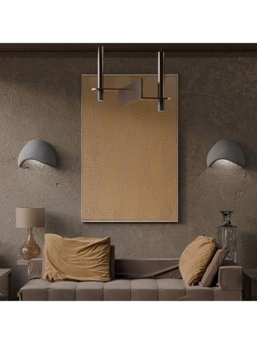 Opviq Lampy ścienne (2 szt.) w kolorze jasnoszarym - 35 x 24 cm