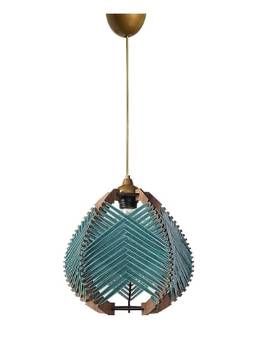 Opviq Lampa wisząca w kolorze zielonym - wys. 70 x Ø 25 cm