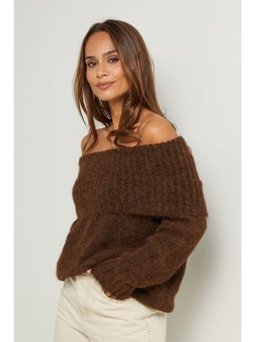 L'armoire de Suzette Sweter w kolorze brązowym