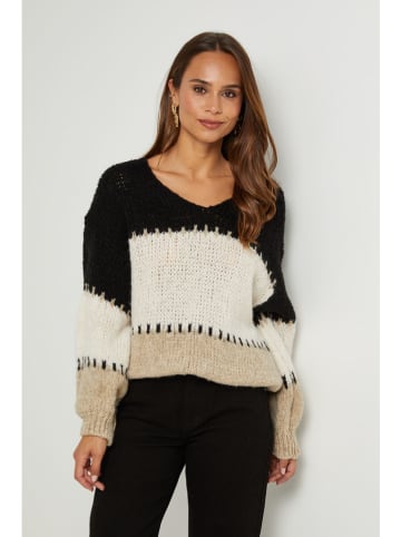 L'armoire de Suzette Pullover in Schwarz/ Creme