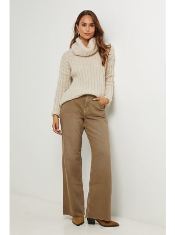 L'armoire de Suzette Rollkragenpullover in Creme