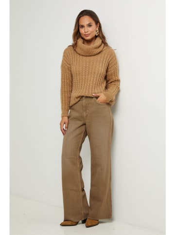 L'armoire de Suzette Rollkragenpullover in Beige