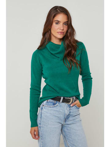 L'armoire de Suzette Rollkragenpullover in Grün