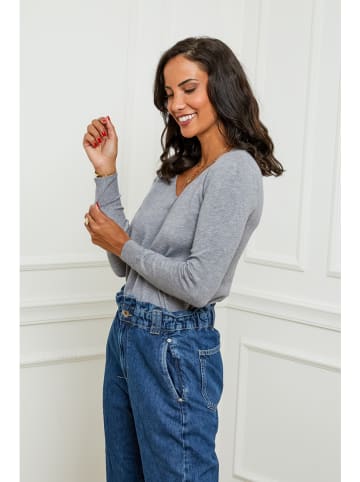 Soft Cashmere Sweter w kolorze szarym