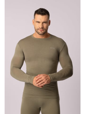 Spaio Thermolongsleeve "Merino" in Khaki