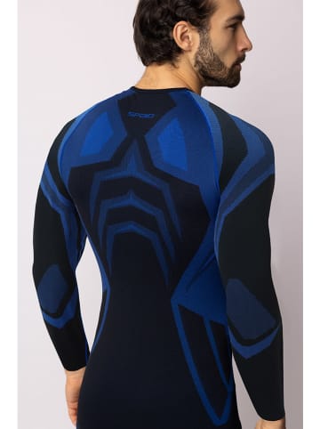 Spaio Thermolongsleeve "Confidence" zwart/blauw