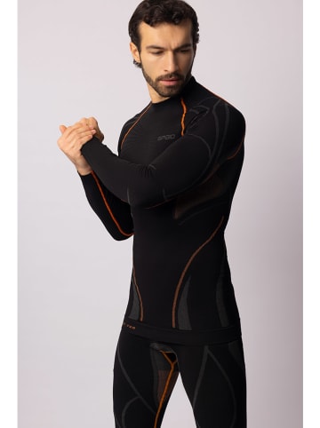 Spaio Thermolongsleeve "Extreme-Pro" in Schwarz/ Orange