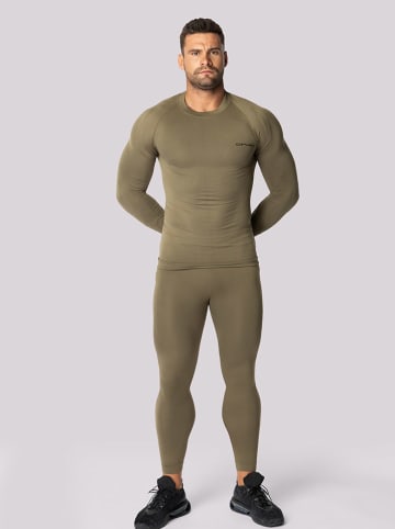 Spaio Koszulka termiczna "Alpha" w kolorze khaki