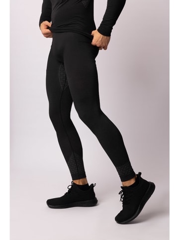 Spaio Trainingsleggings "Breeze" in Schwarz/ Grau