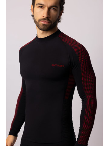 Spaio Thermolongsleeve "Fierce" in Schwarz/ Rot