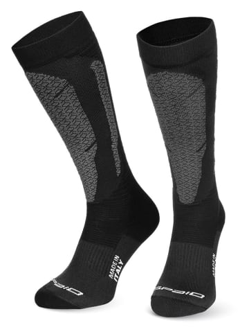 Spaio Funktionssocken "Coolmax Adrenaline" in Schwarz/ Grau