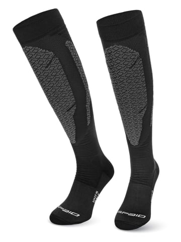 Spaio Funktionssocken "Coolmax Adrenaline" in Schwarz/ Grau