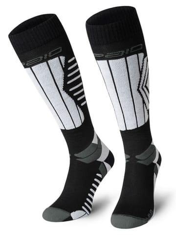 Spaio Ski-/snowboardsokken "Play" zwart/grijs/wit