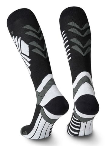 Spaio Ski-/snowboardsokken "Play" zwart/grijs/wit