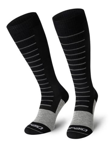 Spaio Ski-/snowboardkniekousen "Fierce" zwart/grijs