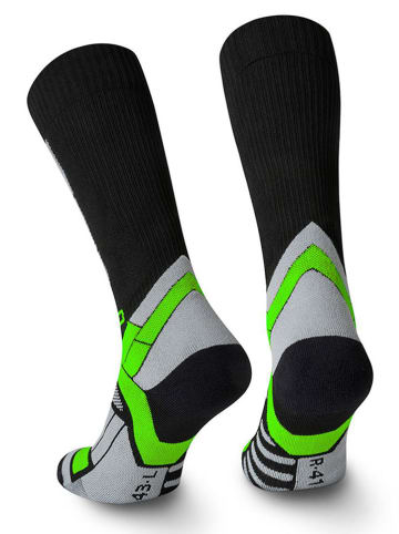 Spaio Ski-/snowboardkniekousen "Thermo-Evo 02" zwart/groen