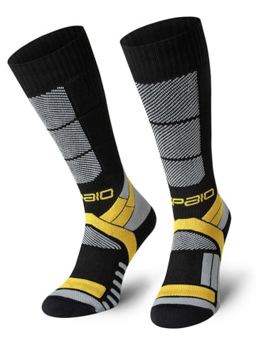 Spaio Ski-/snowboardkniekousen "Thermo-Evo 02" zwart/geel