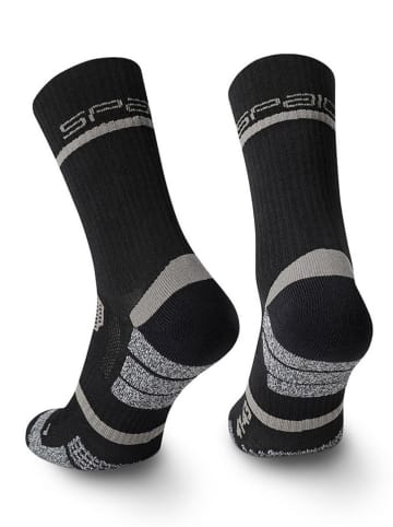 Spaio Skarpety trekkingowe "Alpha" w kolorze czarno-szarym