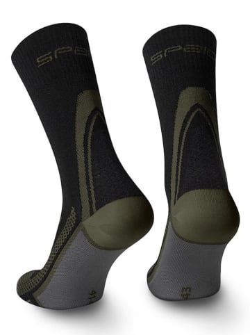 Spaio Skarpety trekkingowe "Tactical" w kolorze czarno-szaro-oliwkowym